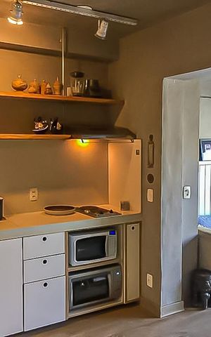 Studio à venda com 56m², 1 quarto e 1 vagaCozinha