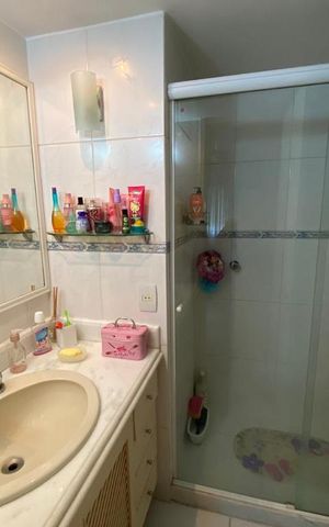 Apartamento para alugar com 110m², 3 quartos e 1 vaga Apartamento para alugar com 110m², 3 quartos e 1 vagaBanheiro 2