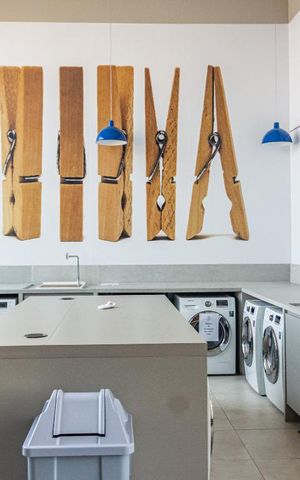 Studio para alugar com 44m², 1 quarto e 1 vagaLavanderia