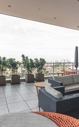 Studio para alugar com 44m², 1 quarto e 1 vagaEspaço Gourmet