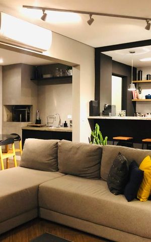 Apartamento para alugar com 73m², 1 quarto e 1 vaga Apartamento para alugar com 73m², 1 quarto e 1 vagaSala