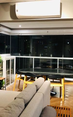 Apartamento para alugar com 73m², 1 quarto e 1 vaga Apartamento para alugar com 73m², 1 quarto e 1 vagaSala