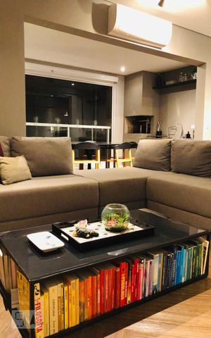 Apartamento para alugar com 73m², 1 quarto e 1 vaga Apartamento para alugar com 73m², 1 quarto e 1 vagaSala