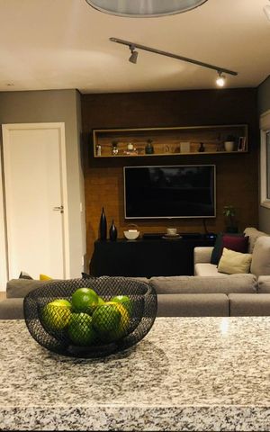 Apartamento para alugar com 73m², 1 quarto e 1 vaga Apartamento para alugar com 73m², 1 quarto e 1 vagaSala