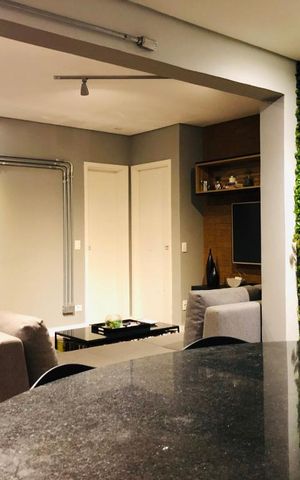 Apartamento para alugar com 73m², 1 quarto e 1 vaga Apartamento para alugar com 73m², 1 quarto e 1 vagaSala
