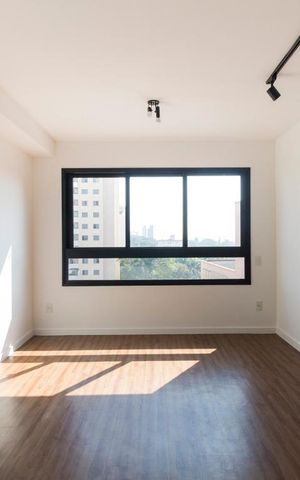 Studio para alugar com 26m², 1 quarto e sem vagaSala e Quarto