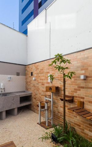 Studio para alugar com 26m², 1 quarto e sem vagaEspaço pet