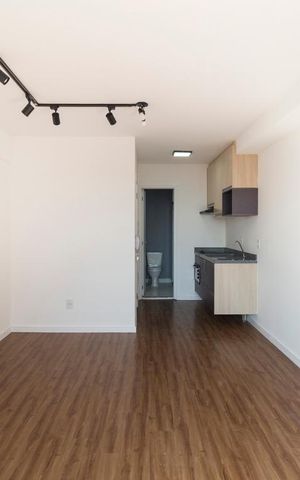 Studio para alugar com 26m², 1 quarto e sem vagaSala e Quarto