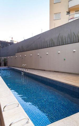Studio para alugar com 26m², 1 quarto e sem vagaPiscina