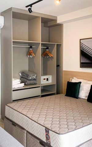 Studio para alugar com 40m², 1 quarto e 1 vaga Studio para alugar com 40m², 1 quarto e 1 vagaStudio