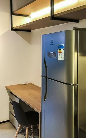Studio à venda com 21m², 1 quarto e sem vagaStudio