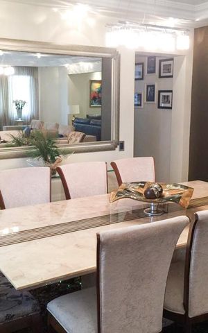 Apartamento para alugar com 197m², 3 quartos e 3 vagas Apartamento para alugar com 197m², 3 quartos e 3 vagasSala de Jantar