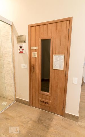 Studio para alugar com 38m², 1 quarto e 1 vagaSauna