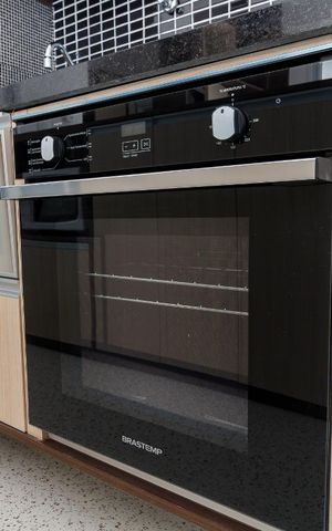 Studio para alugar com 38m², 1 quarto e 1 vagaCozinha - forno