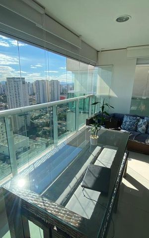 Apartamento à venda com 43m², 1 quarto e 1 vaga Apartamento à venda com 43m², 1 quarto e 1 vagaVaranda gourmet