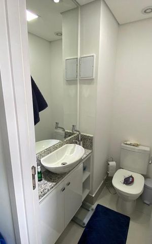 Apartamento à venda com 43m², 1 quarto e 1 vaga Apartamento à venda com 43m², 1 quarto e 1 vagaBanheiro
