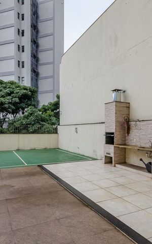 Apartamento à venda com 52m², 1 quarto e 1 vagaChurrasqueira