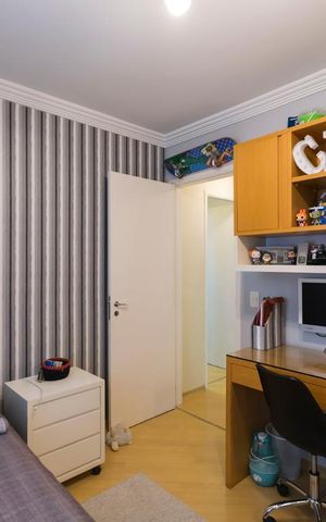 Apartamento à venda com 92m², 3 quartos e 2 vagasQuarto 2