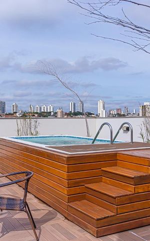 Studio à venda com 26m², 1 quarto e sem vagaÁrea comum - Piscina