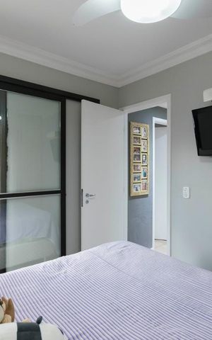 Apartamento à venda com 52m², 2 quartos e 1 vagaQuarto 2