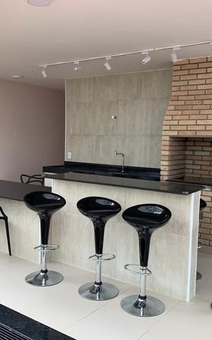 Apartamento à venda com 46m², 1 quarto e 1 vaga Apartamento à venda com 46m², 1 quarto e 1 vagaÁrea comum - Churrasqueira