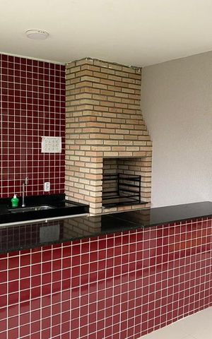 Apartamento à venda com 46m², 1 quarto e 1 vaga Apartamento à venda com 46m², 1 quarto e 1 vagaÁrea comum - Churrasqueira