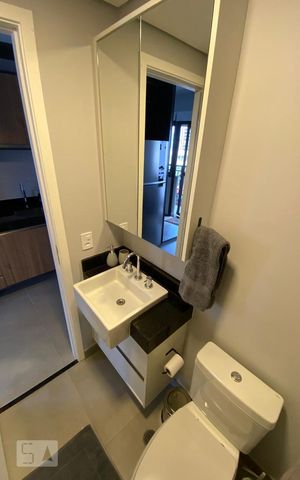 Studio à venda com 21m², 1 quarto e sem vaga Studio à venda com 21m², 1 quarto e sem vagaBanheiro