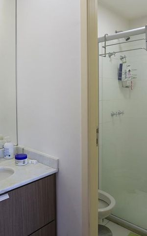 Apartamento à venda com 45m², 1 quarto e 1 vagaBanheiro