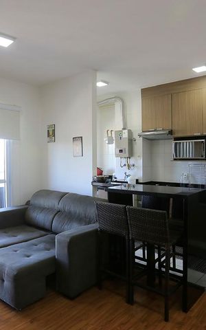 Apartamento à venda com 45m², 1 quarto e 1 vagaSala