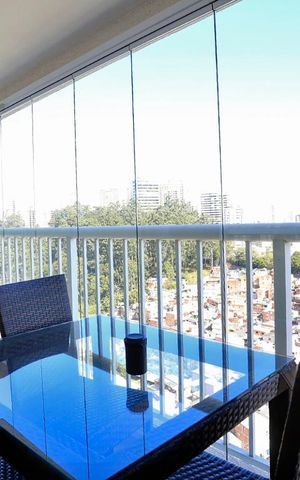 Apartamento à venda com 45m², 1 quarto e 1 vagaVaranda