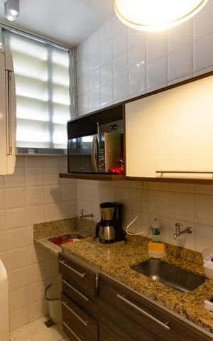 Apartamento para alugar com 35m², 1 quarto e sem vaga Apartamento para alugar com 35m², 1 quarto e sem vagaCozinha + área de serviços