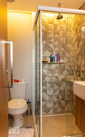 Studio à venda com 76m², 1 quarto e 1 vagaBanheiro da Suíte