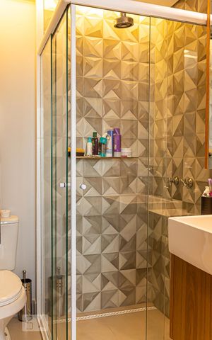 Studio à venda com 76m², 1 quarto e 1 vagaBanheiro da Suíte