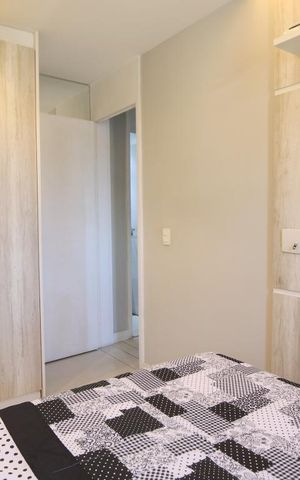 Apartamento à venda com 55m², 2 quartos e 1 vagaQuarto 2 