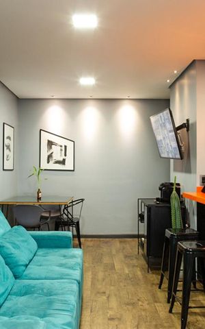 Studio à venda com 48m², 1 quarto e 1 vaga Studio à venda com 48m², 1 quarto e 1 vagaSala