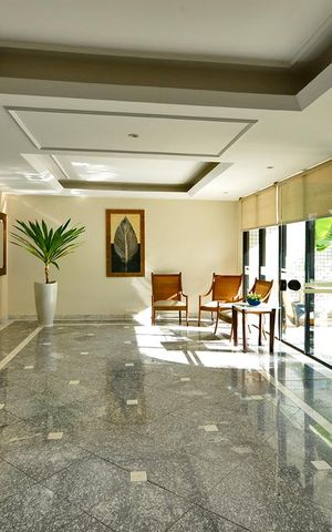 Apartamento para alugar com 102m², 3 quartos e 3 vagasHall social