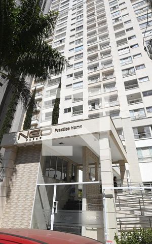Apartamento para alugar com 42m², 1 quarto e 1 vaga Apartamento para alugar com 42m², 1 quarto e 1 vagaFachada