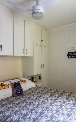 Apartamento à venda com 50m², 2 quartos e 1 vagaQuarto 2
