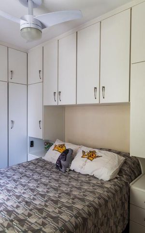 Apartamento à venda com 50m², 2 quartos e 1 vagaQuarto 2