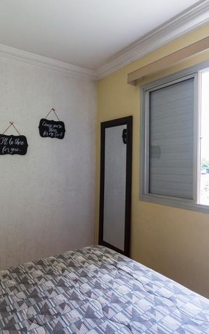 Apartamento à venda com 50m², 2 quartos e 1 vagaQuarto 2