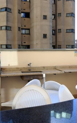 Apartamento à venda com 40m², 1 quarto e 1 vagaChurrasqueira