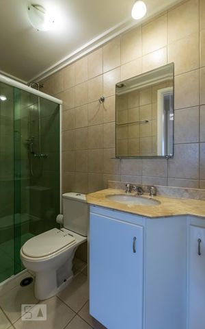 Apartamento para alugar com 64m², 2 quartos e 2 vagasBanheiro social