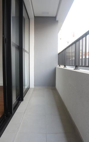 Apartamento à venda com 28m², 1 quarto e sem vagaVaranda