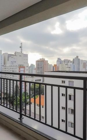 Studio para alugar com 21m², 1 quarto e sem vagaVaranda