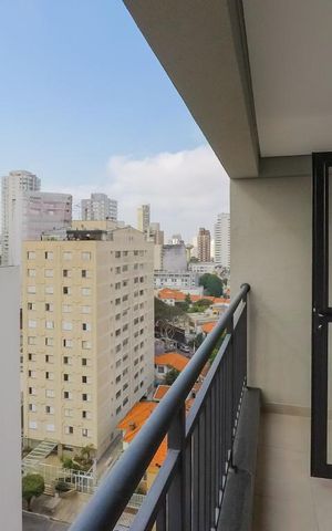 Studio para alugar com 21m², 1 quarto e sem vagaVaranda