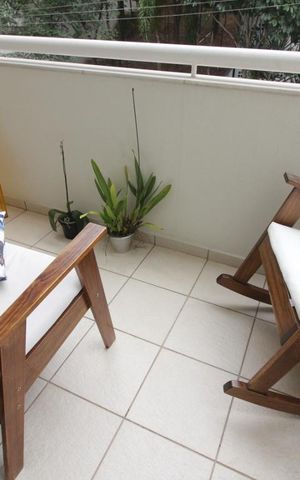 Apartamento para alugar com 58m², 1 quarto e 2 vagasVaranda