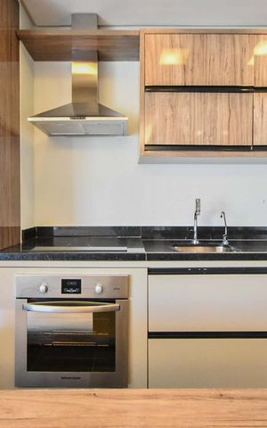 Apartamento à venda com 60m², 1 quarto e 1 vaga Apartamento à venda com 60m², 1 quarto e 1 vagaCozinha