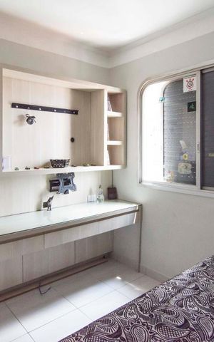 Apartamento à venda com 224m², 4 quartos e 3 vagasQuarto 3