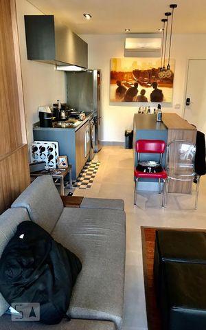 Studio à venda com 52m², 1 quarto e 1 vaga Studio à venda com 52m², 1 quarto e 1 vagaSala