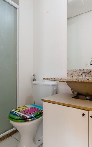 Studio à venda com 40m², 1 quarto e sem vaga Studio à venda com 40m², 1 quarto e sem vagaBanheiro